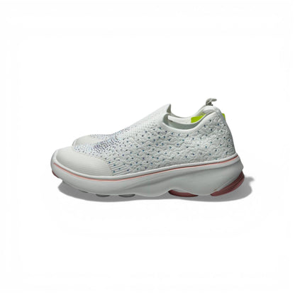 Skechers Crystal Slip-On Sneakers – White Sparkle Comfort Shoes ✨👟 | Lightweight Breathable Walking Trainers