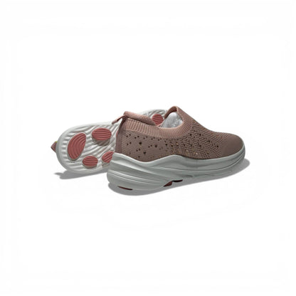 Skechers Crystal Slip-On Sneakers – Blush Pink Sparkle Comfort Shoes ✨👟 | Lightweight Breathable Walking Trainers