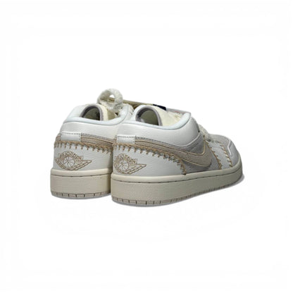 Nike Air Jordan Low Vintage Stitch Sneakers – Cream & Beige Retro Trainers 👟✨ | Premium Street Style Shoes