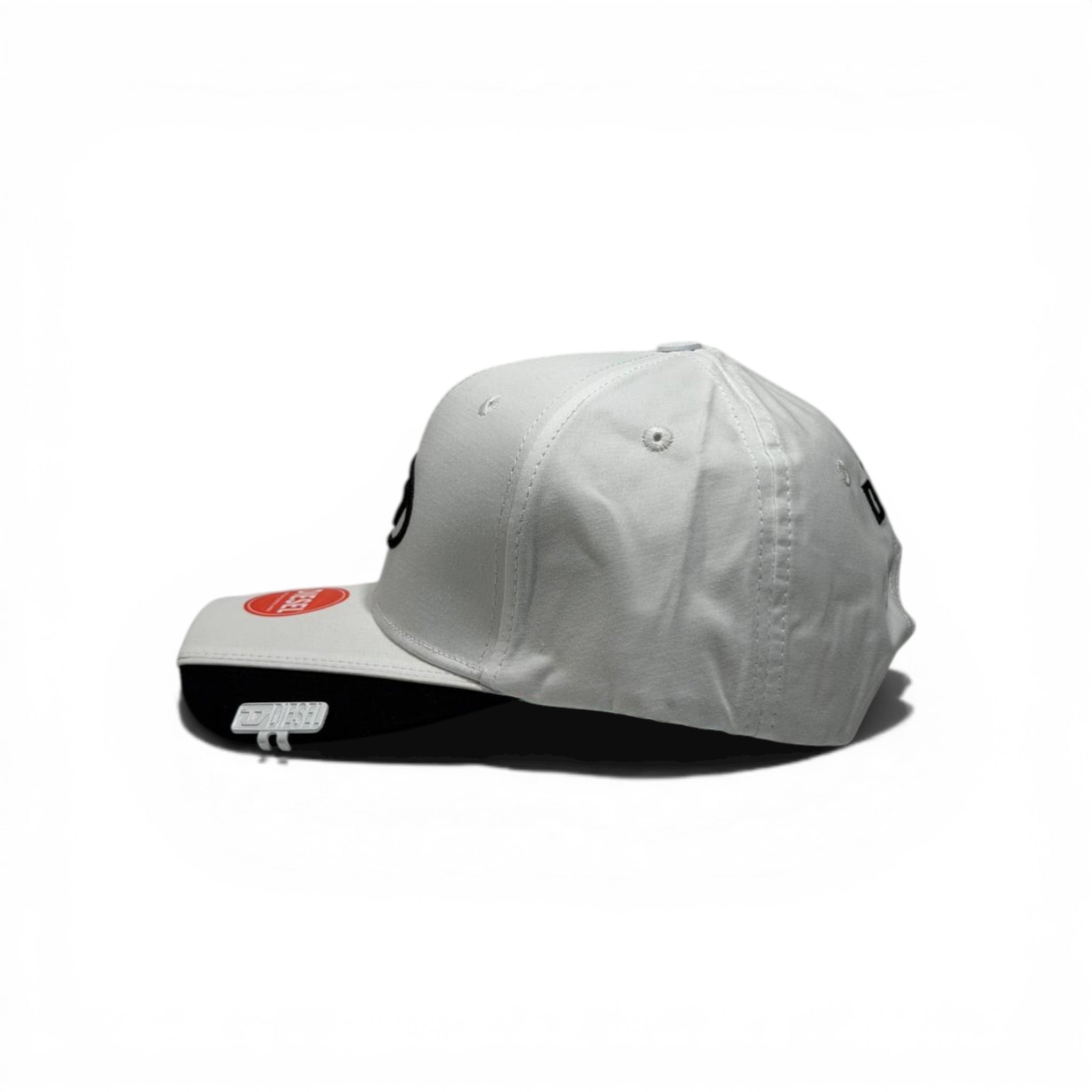 🧢 Diesel White Contrast Cap – Clean Luxury Street Edition ⚡🤍