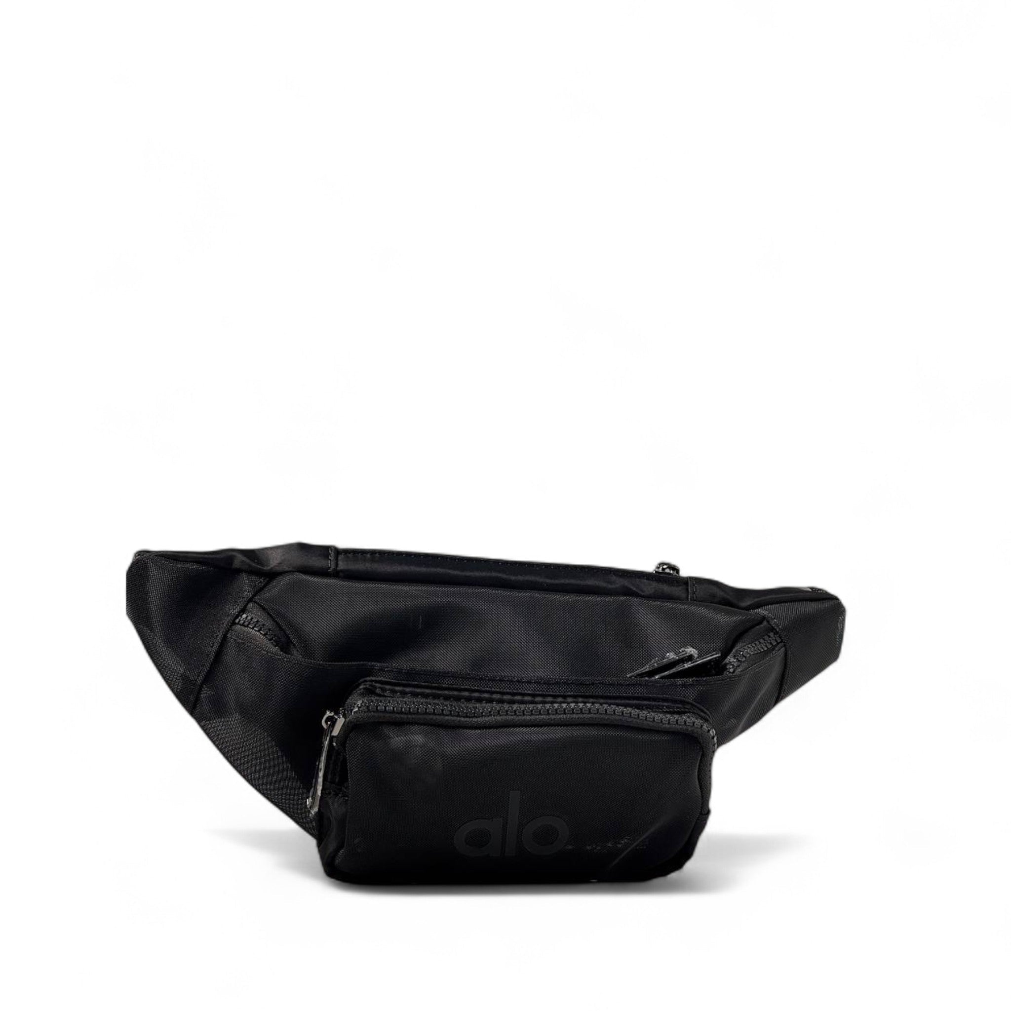 Alo Crossbody Belt Bag – Matte Black Minimalist Edition 🖤🎯