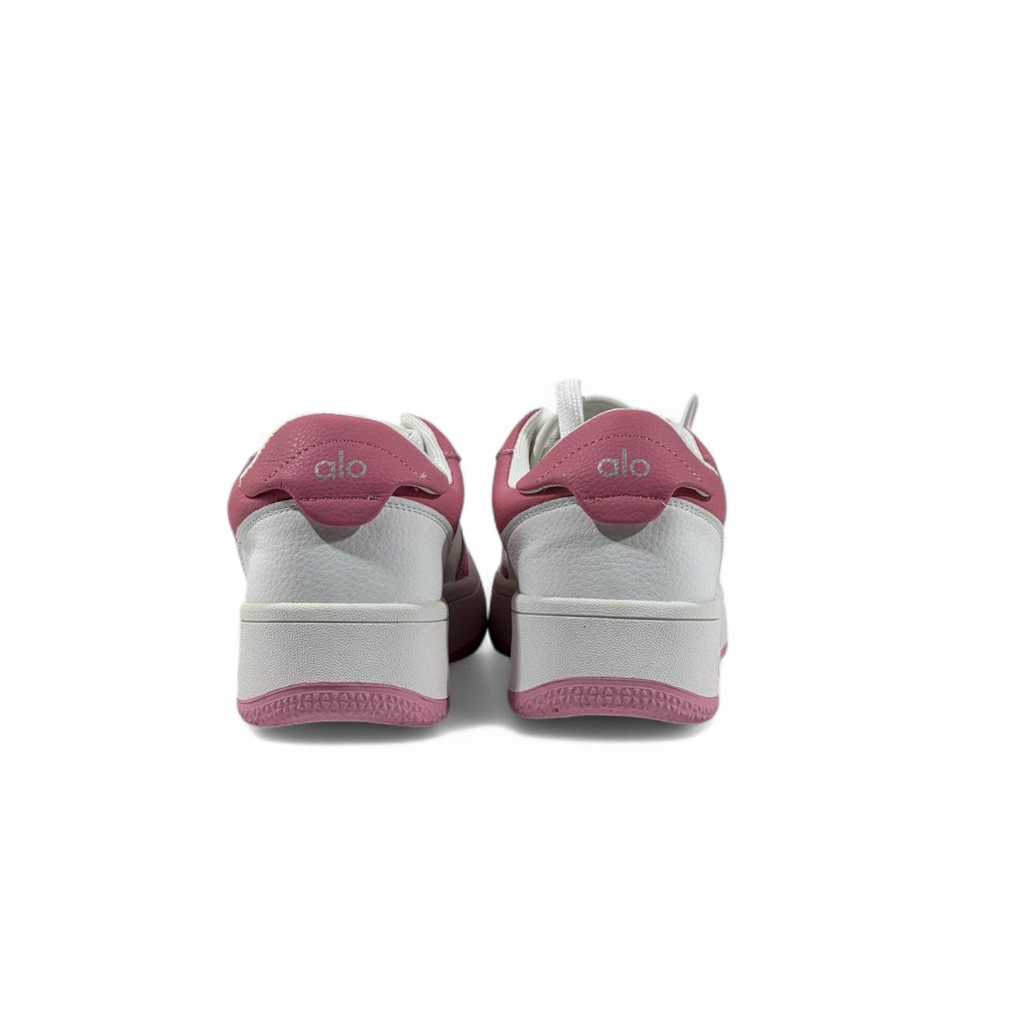 Alo Pink & White Sneakers – Sporty Chic Meets Everyday Comfort