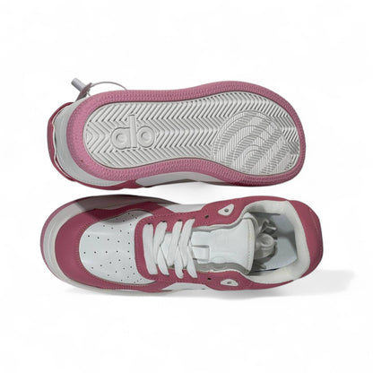 Alo Pink & White Sneakers – Sporty Chic Meets Everyday Comfort