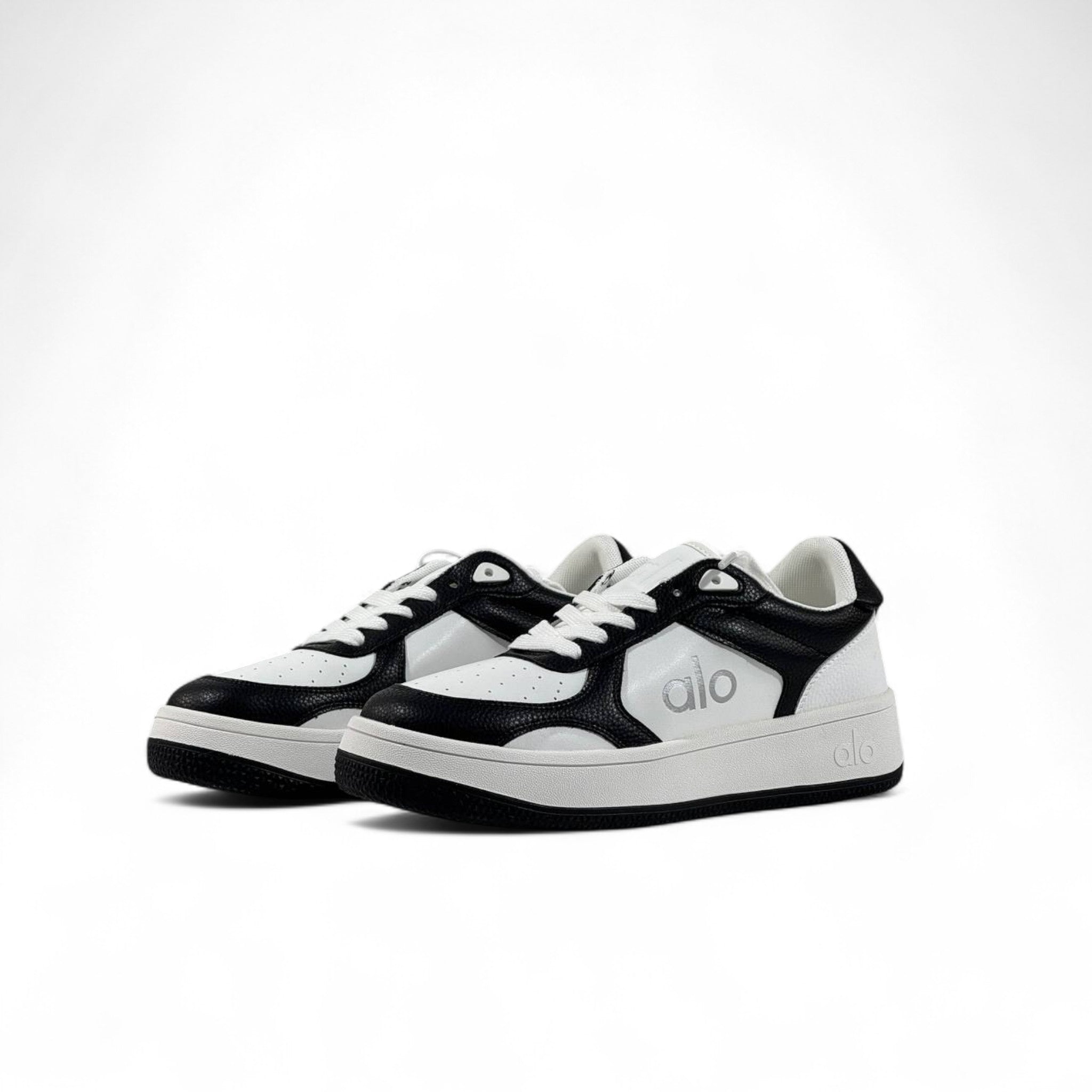 Alo Black & White Sneakers – Bold Contrast, Everyday Comfort