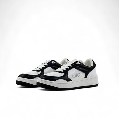 Alo Black & White Sneakers – Bold Contrast, Everyday Comfort