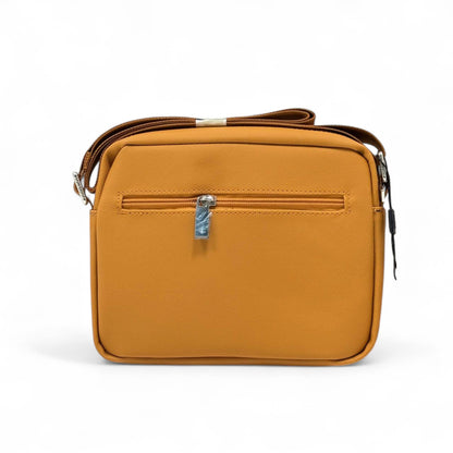 Lacoste Mustard Crossbody Bag – Bold Sophistication in Every Stitch 💛🐊