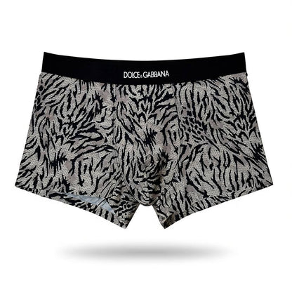 Dolce & Gabbana Inspired Animal Print Men's Boxer Set – 3 Luxury Pieces