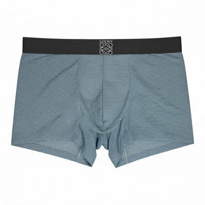 Loewe Inspired Premium Striped Men's Boxer Set – 3 Elegant Pieces