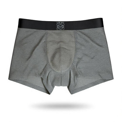 Loewe Inspired Premium Striped Men's Boxer Set – 3 Elegant Pieces