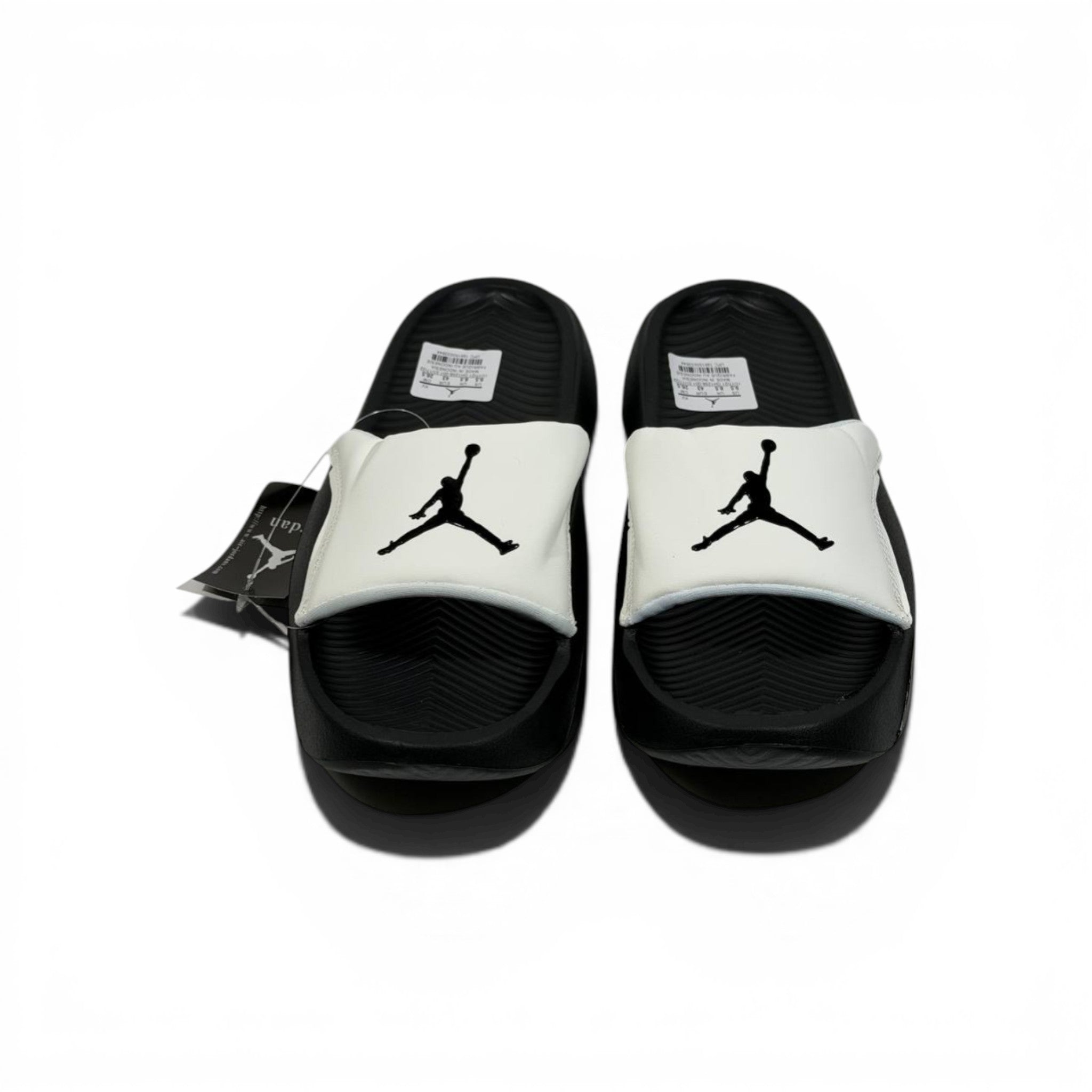 ⚫⚪ Air Jordan Mono Slides – Black & White Signature Comfort Edition