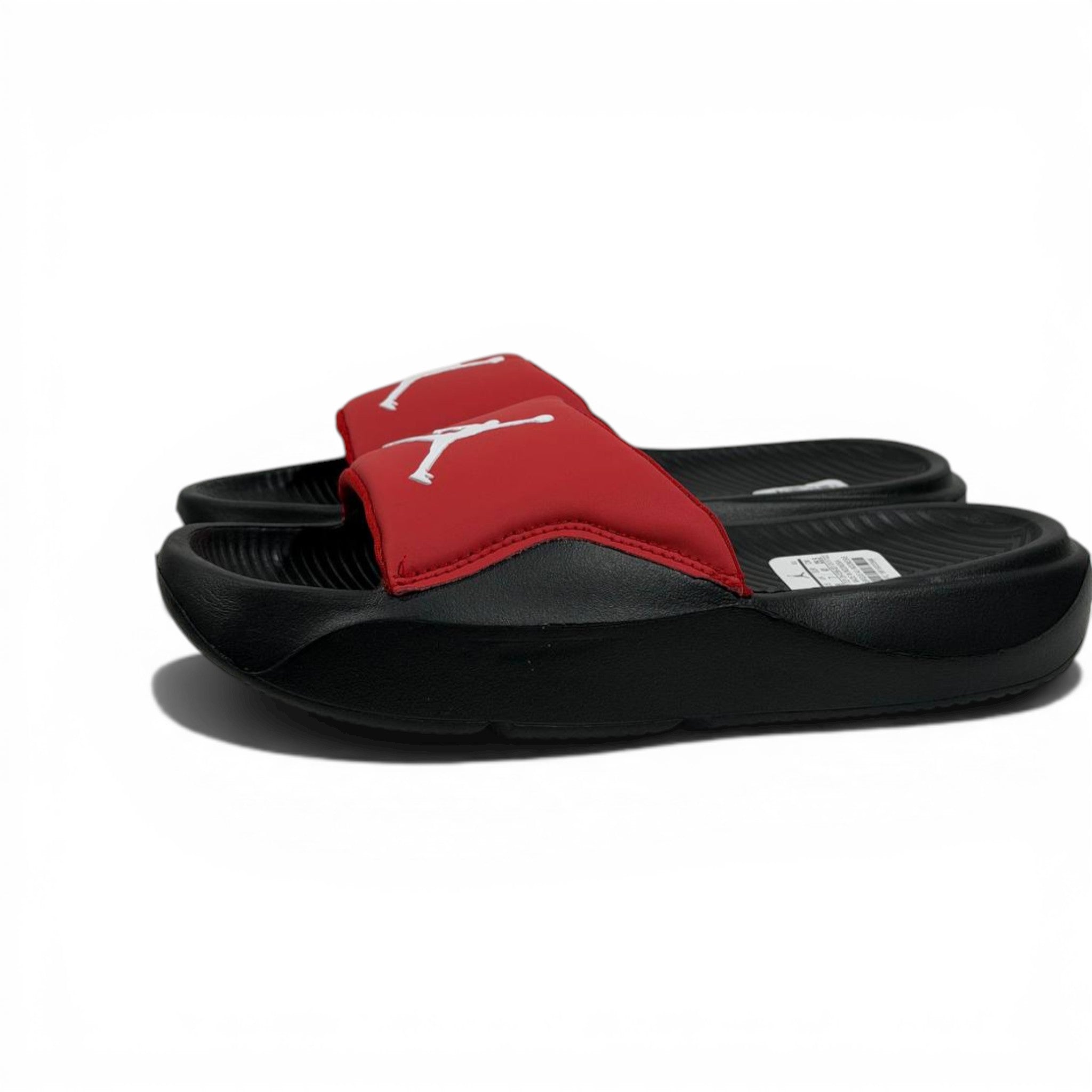 🔴⚫ Air Jordan Red Slides – Bold Street Comfort Edition