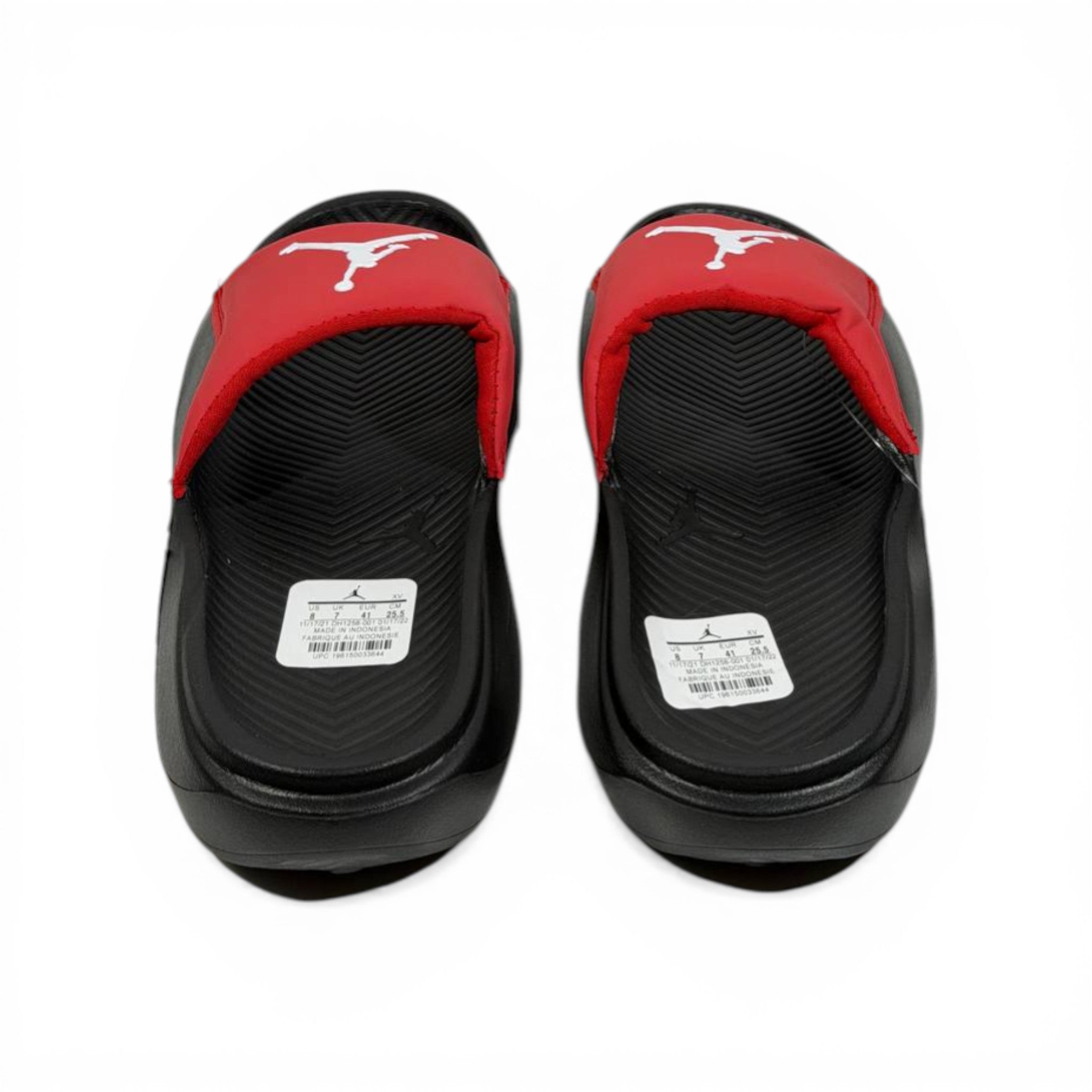 🔴⚫ Air Jordan Red Slides – Bold Street Comfort Edition