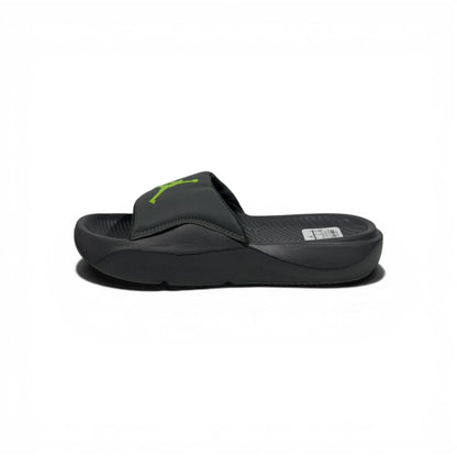 ⚫🟢 Air Jordan Neon Slides – Grey & Lime Sport Edition