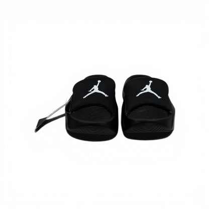 ⚫⚪ Air Jordan Slides – Black Classic Essential Edition