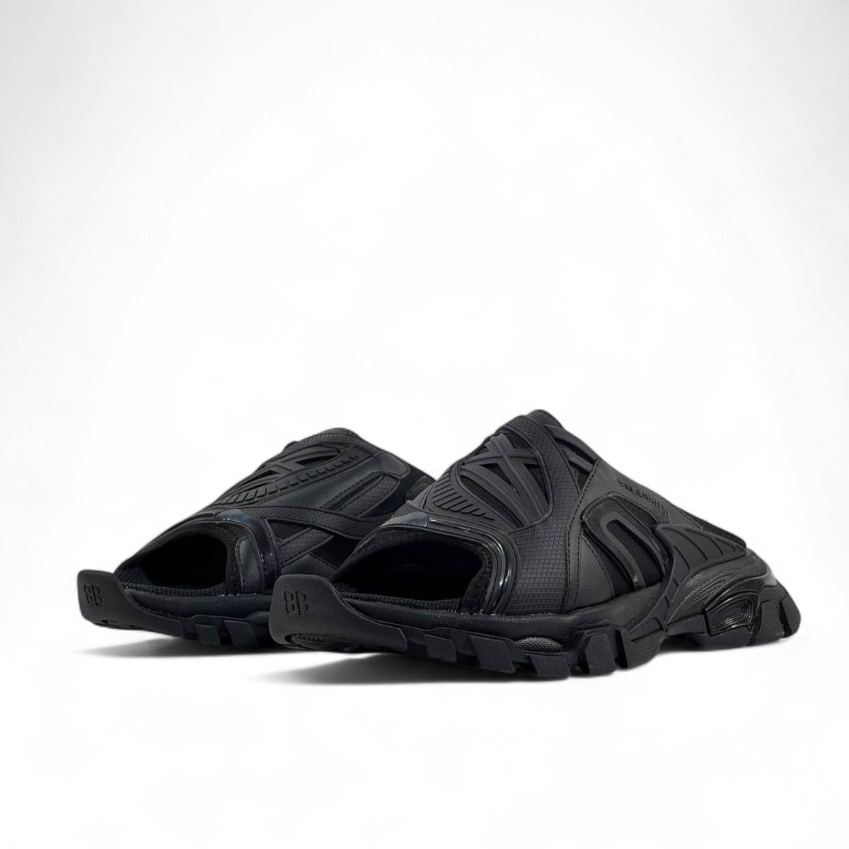 Balenciaga Track Slipper – Triple Black Street Luxe 🖤🔥