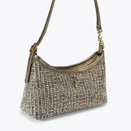 Kurt Geiger Crystal Hobo – Gold ✨