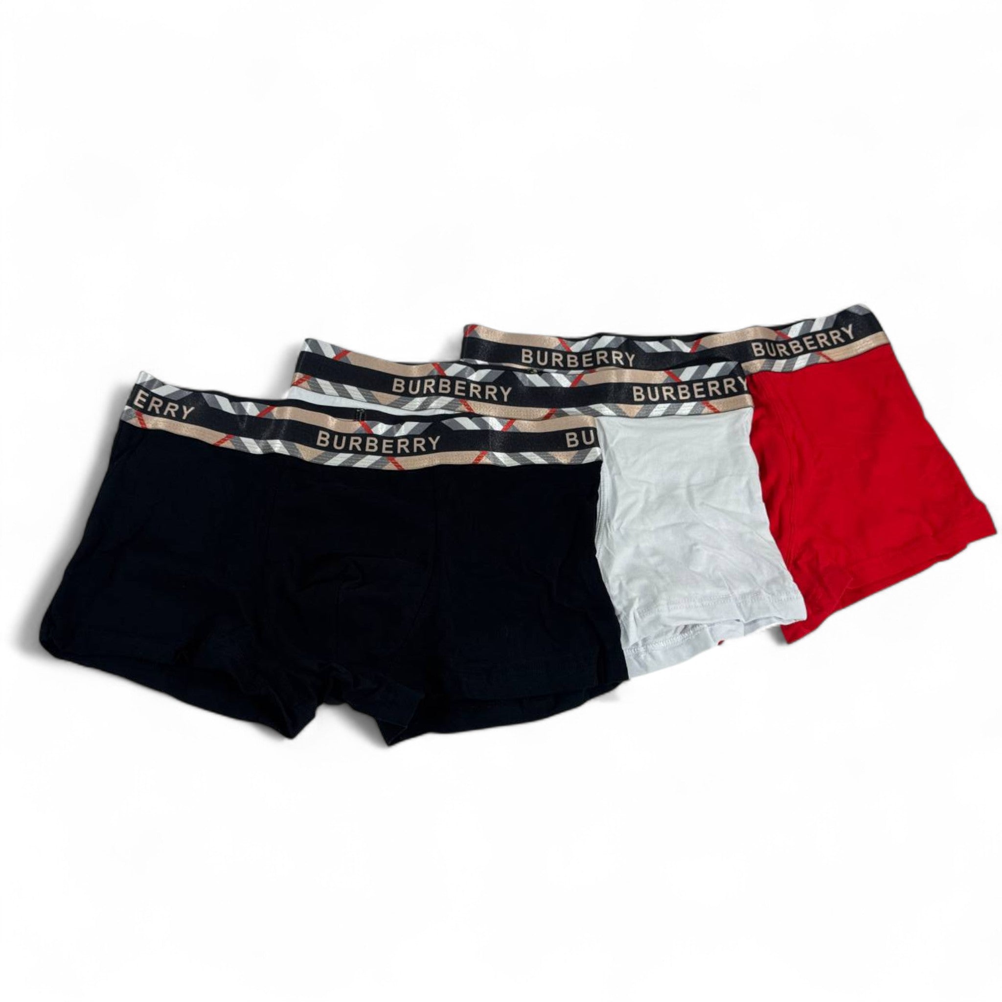 Burberry Men’s Boxer Briefs – 3-Pack Luxury Essentials