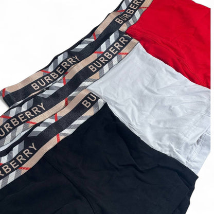Burberry Men’s Boxer Briefs – 3-Pack Luxury Essentials