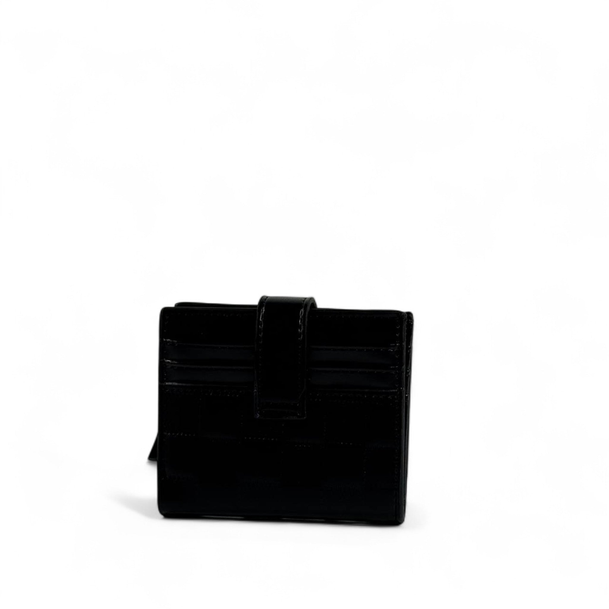 Louis Vuitton Black Checkered Wallet – Compact Luxury Elegance 🖤✨