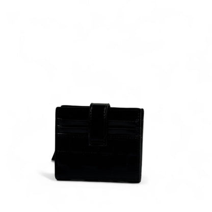 Louis Vuitton Black Checkered Wallet – Compact Luxury Elegance 🖤✨