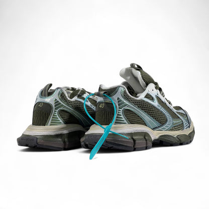 🔥 Balenciaga 3XL Sneakers – Green Iridescent Chunky Trainers 👟⚡