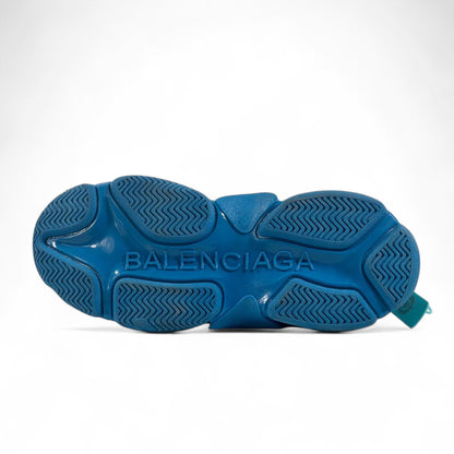 🔥 Balenciaga x Adidas Triple S Sneakers – Blue Chunky Trainers 👟⚡