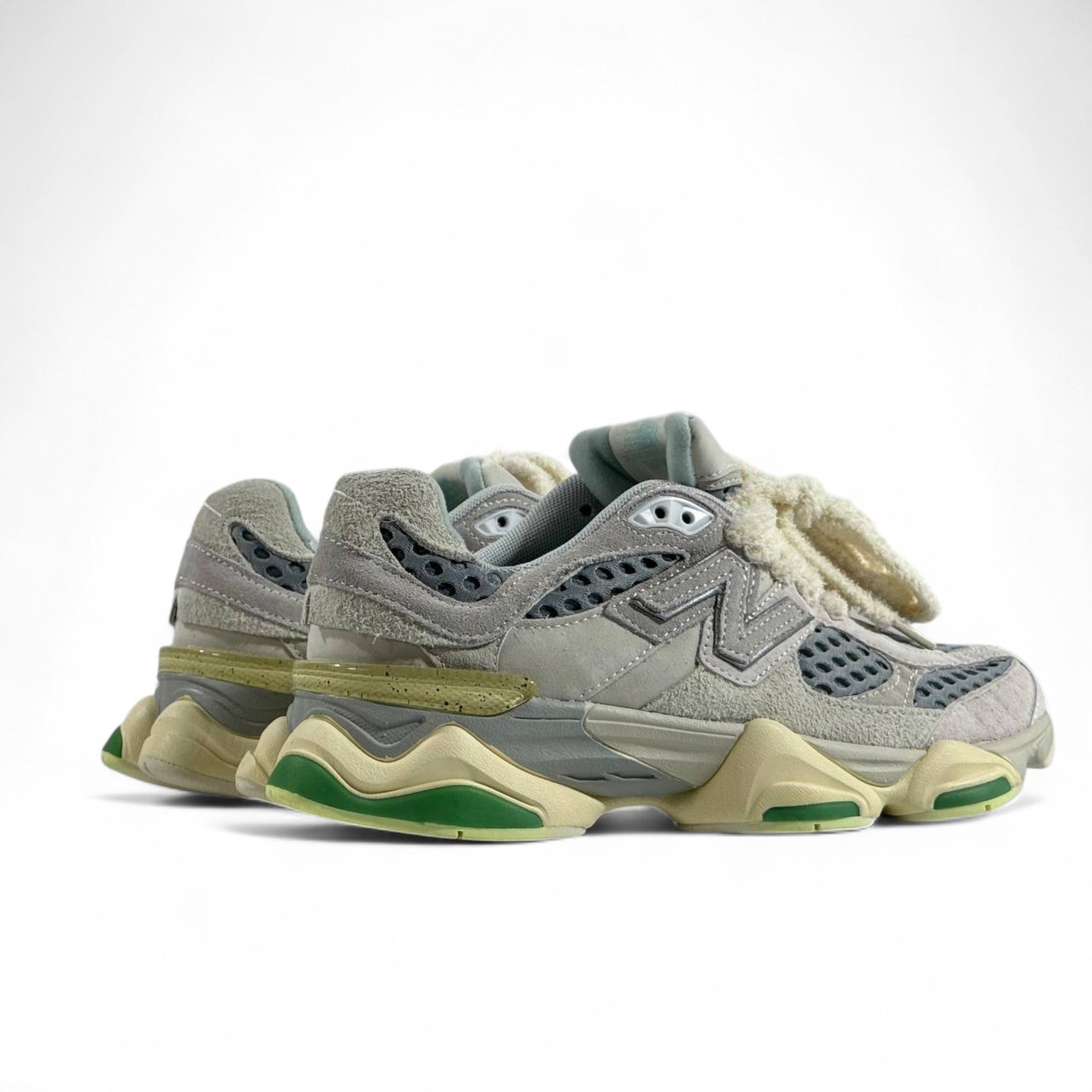 🔥 New Balance x Joe Freshgoods 9060 – “Inside Voices” Grey/Green Collab Sneakers 👟✨