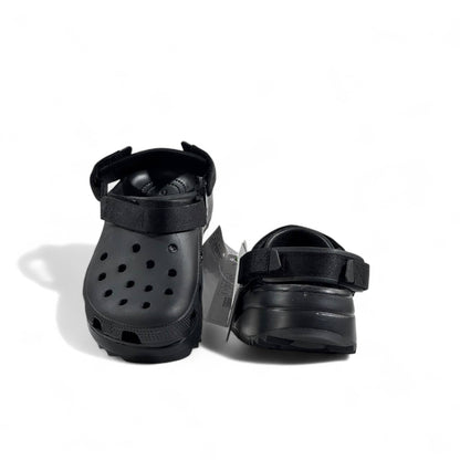Classic Black Crocs with Adjustable Strap – Comfort & Style