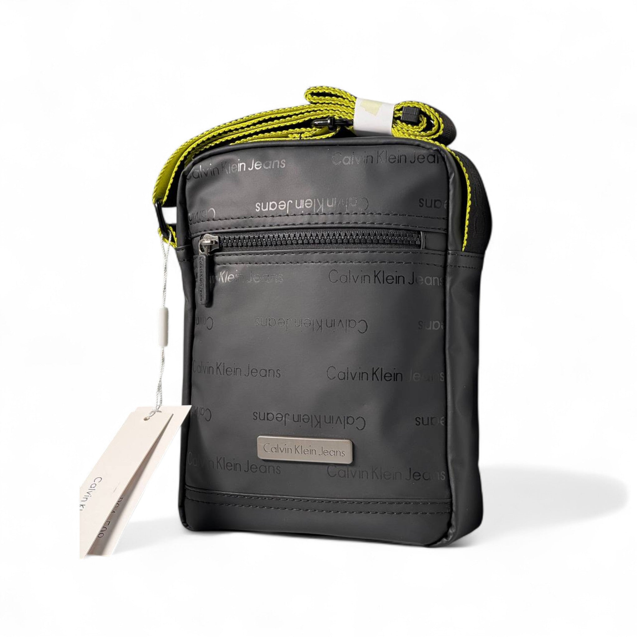 🖤 Calvin Klein Jeans Mini Crossbody Bag – Urban Utility with Neon Edge ⚡🎒