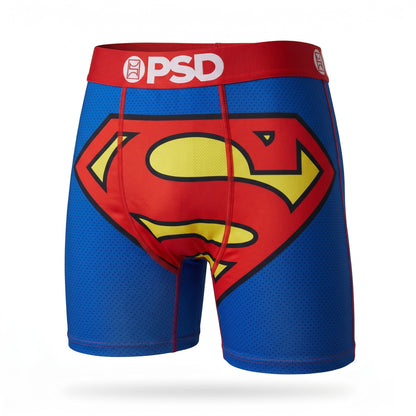 🩳 PSD Superman Boxer Briefs – DC Comics Men's Performance Underwear 💙❤️