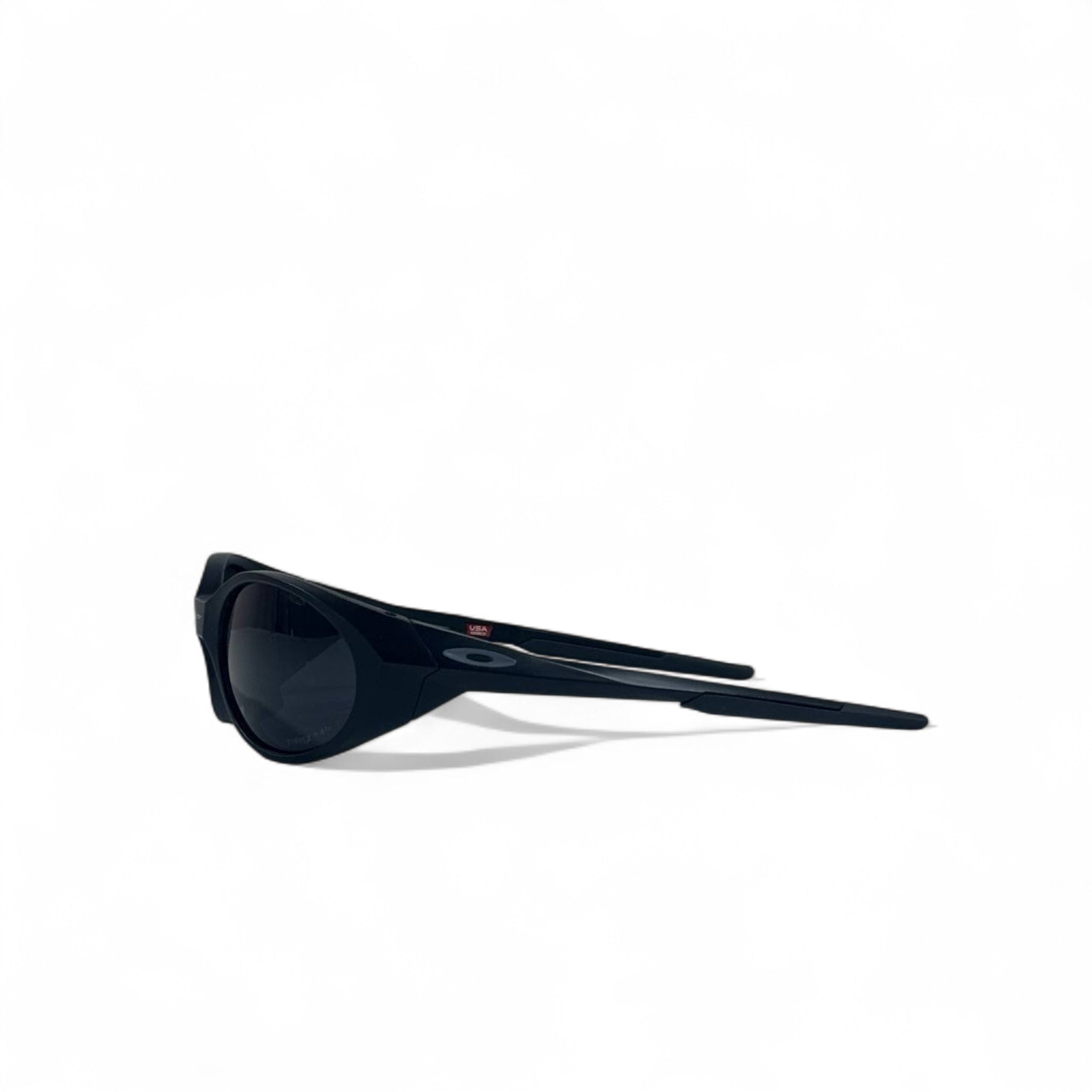 🖤 Oakley Oval Sunglasses – Matte Black Sport Edition 🕶️⚡