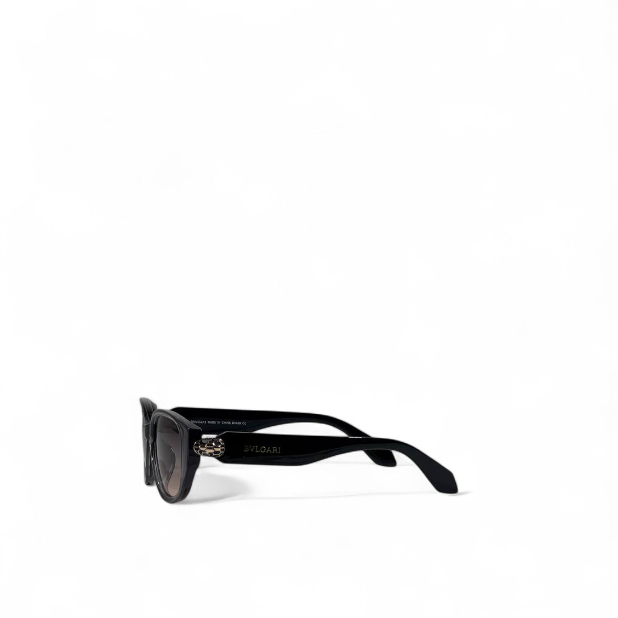 🖤 Bvlgari Oval Sunglasses – Black Gradient Jewel Edition 🕶️💎