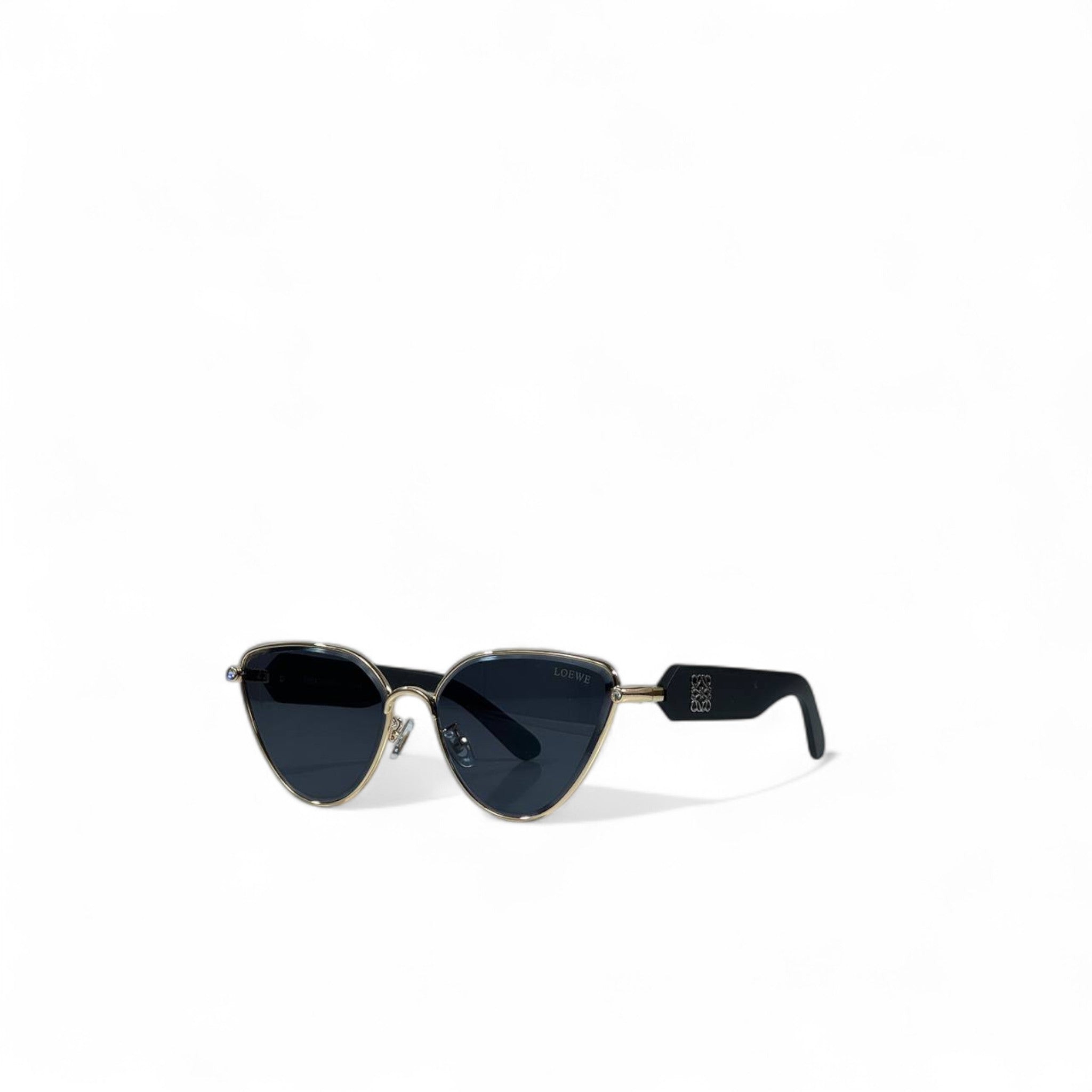 🖤 Loewe Cat-Eye Sunglasses – Black & Gold Prestige 🕶️✨