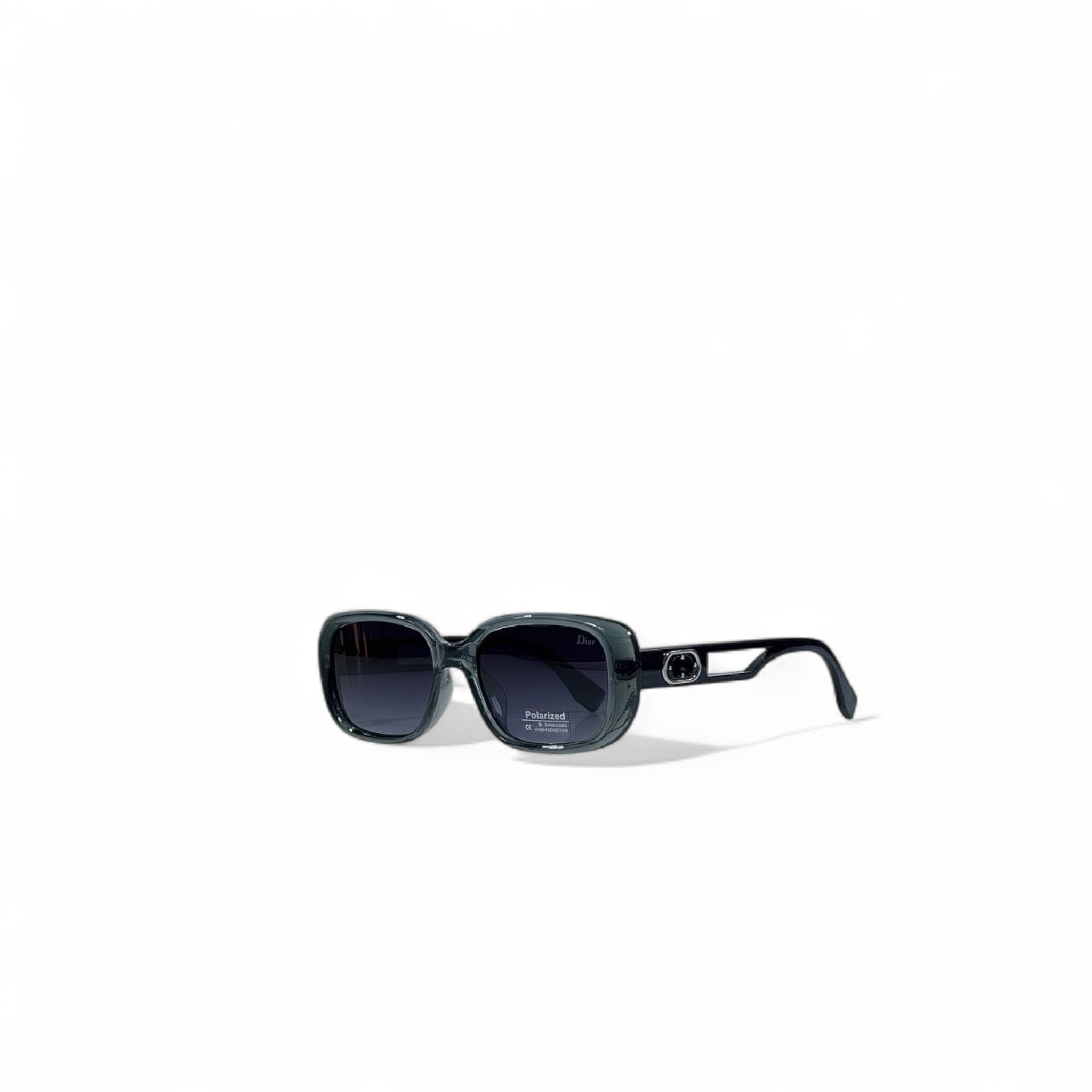 🌿 Dior Polarized Square Sunglasses – Dark Green Luxury 🕶️✨