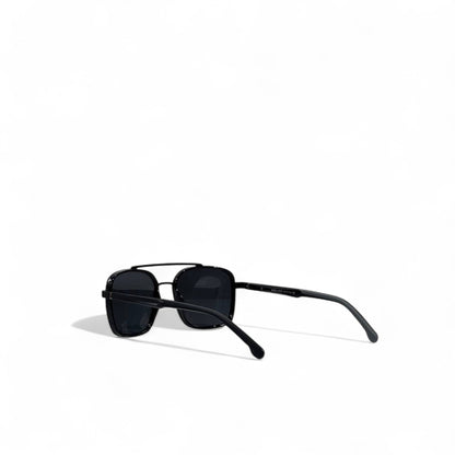 🖤 Police Square Aviator Sunglasses – Black Double Bridge 🕶️✨