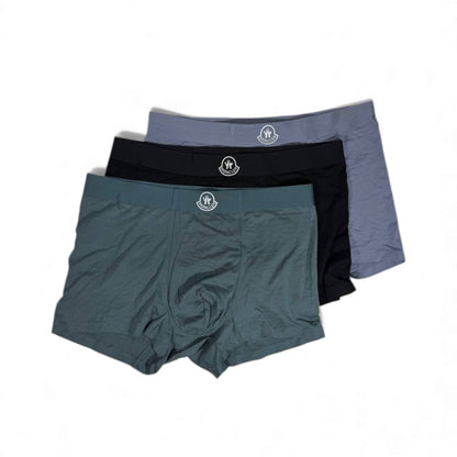 Moncler Luxury Men’s Boxer Set – Premium Comfort & Minimal Style 🖤