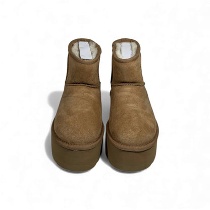 UGG Classic Mini Platform Boots – Chestnut Winter Icon 🤎✨
