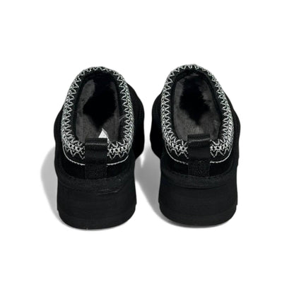 UGG Platform Suede Slippers – All-Black Cozy Edition 🖤❄️