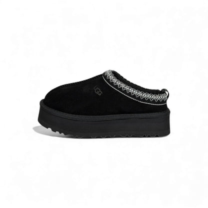 UGG Platform Suede Slippers – All-Black Cozy Edition 🖤❄️