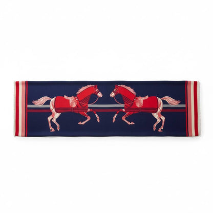 Hermès Luxury Horse Scarf – Single Face Classic Design