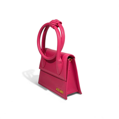 Jacquemus Mini Top Handle Bag 💖✨ | Bold Pink Statement