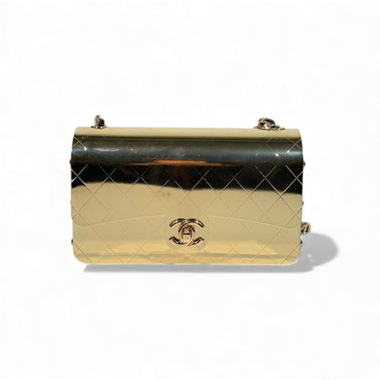 👜 Chanel Metallic Gold Shoulder Bag ✨🖤 | Iconic Chain Luxury