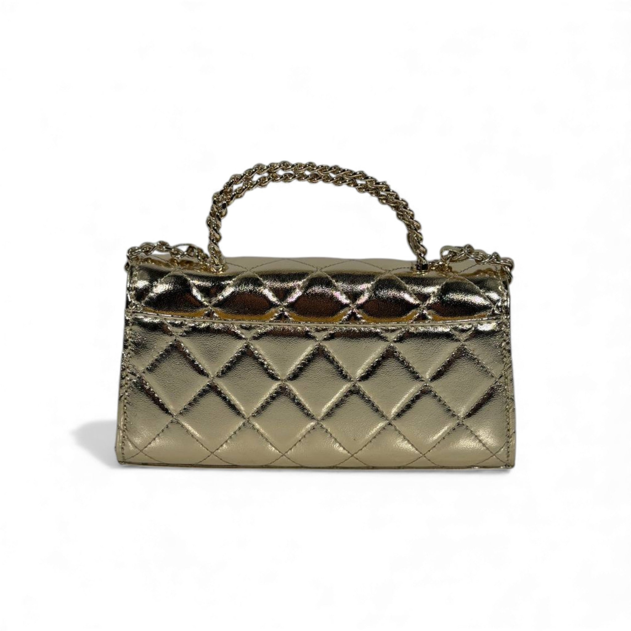 ✨ Chanel Gold Metallic Mini Bag 👜💛 | Timeless Elegance