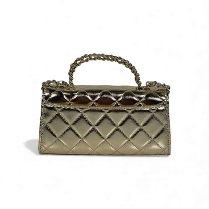 ✨ Chanel Gold Metallic Mini Bag 👜💛 | Timeless Elegance
