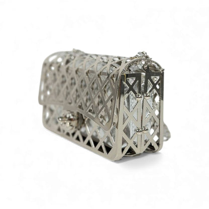 ✨ Chanel Silver Metal Cage Bag 👜🤍 | Iconic Statement Luxury
