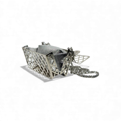 ✨ Chanel Silver Metal Cage Bag 👜🤍 | Iconic Statement Luxury