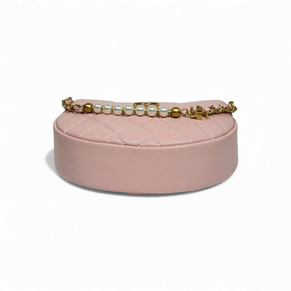 💗 Chanel Pink Pearl Chain Bag 👜✨ | Elegant Mini Luxury