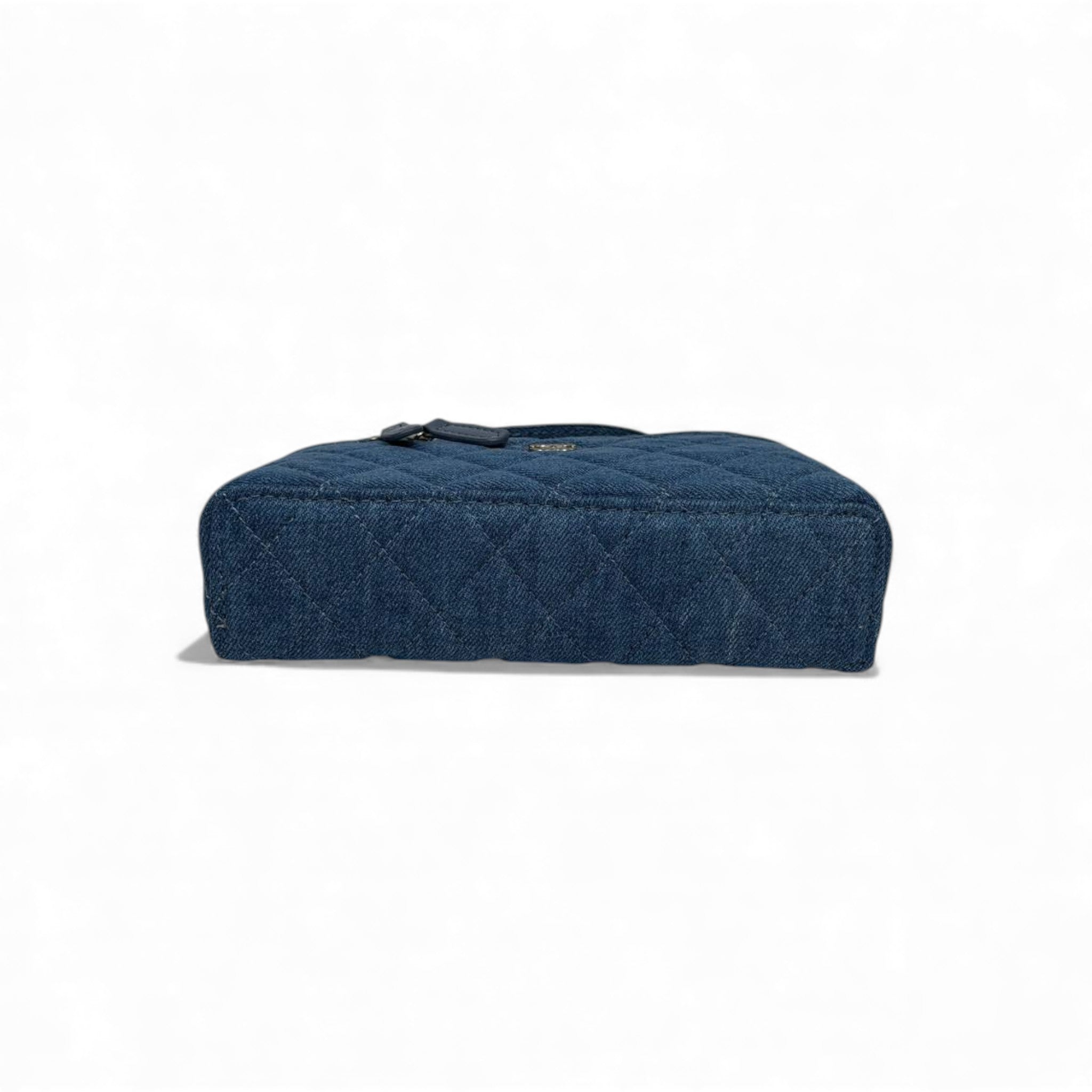 💙 Chanel Denim Quilted Vanity Case 🧵✨ | Modern Iconic Style