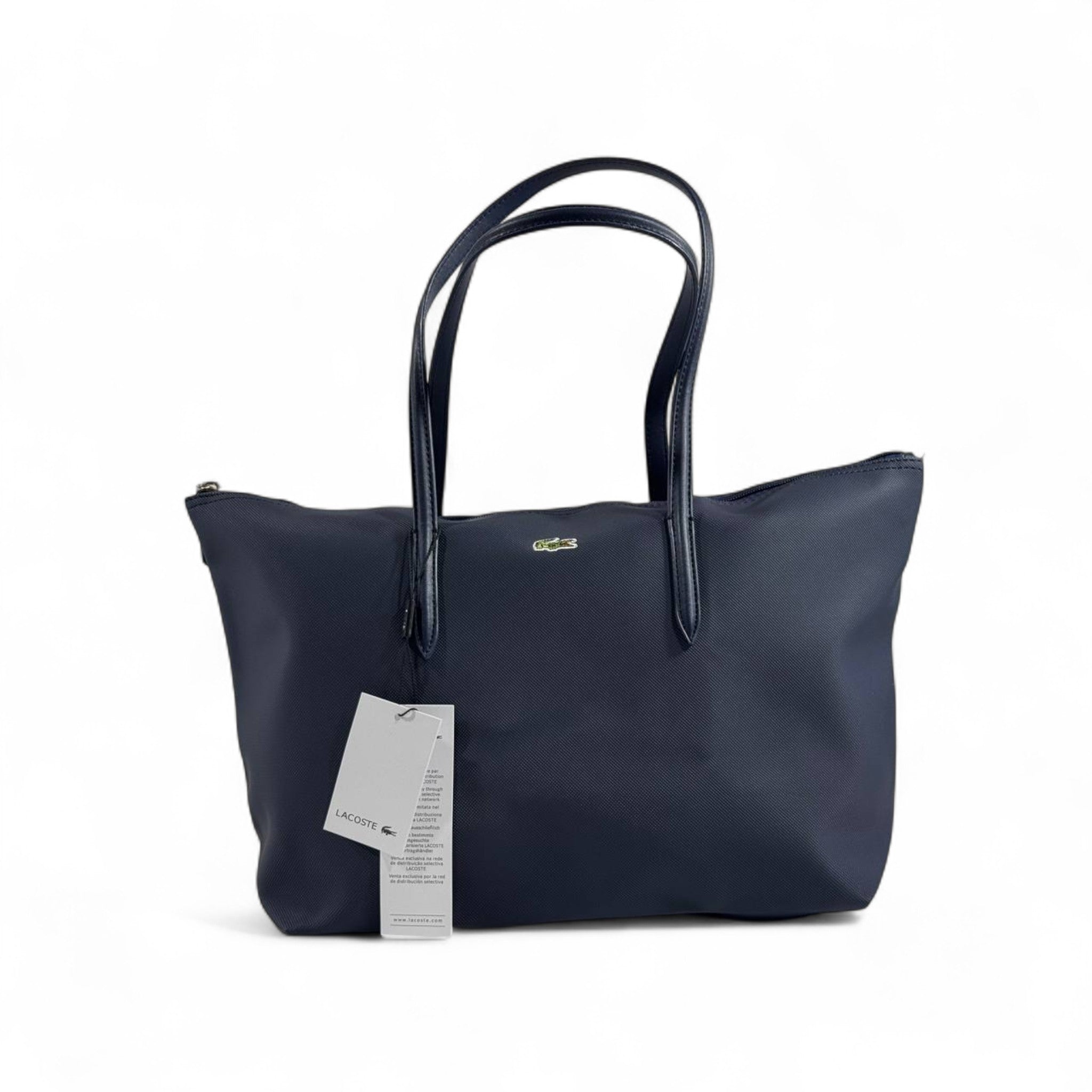 Lacoste Classic Navy Tote Bag – Everyday Elegance in Blue 💙🐊