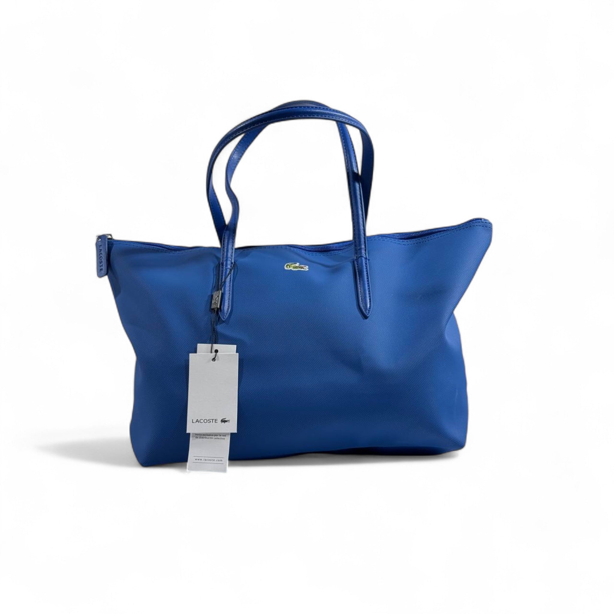 Lacoste Classic Blue Tote Bag – Sporty Chic Everyday Essential 💙🐊